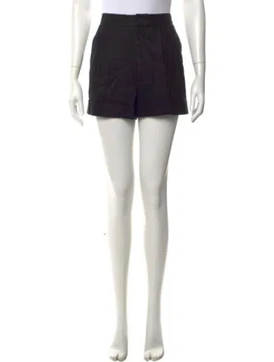 Pre-owned Alice And Olivia Mini Shorts In Black