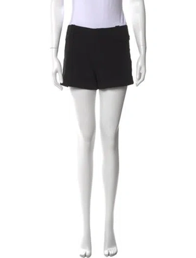 Pre-owned Alice And Olivia Mini Shorts In Black