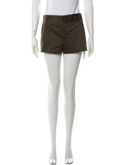 Pre-owned Alice And Olivia Mini Shorts In Black