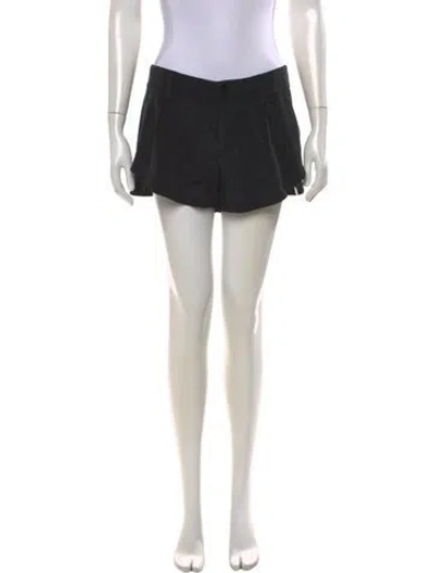 Pre-owned Alice And Olivia Mini Shorts In Black