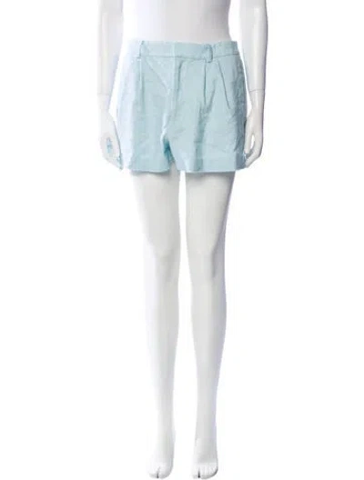 Pre-owned Alice And Olivia Mini Shorts In Blue