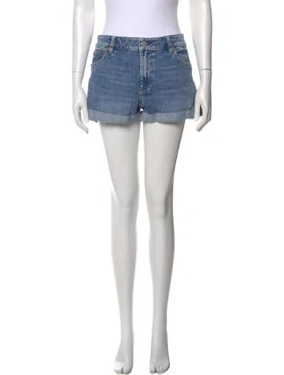 Pre-owned Alice And Olivia Mini Shorts In Blue