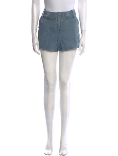 Pre-owned Alice And Olivia Mini Shorts In Blue