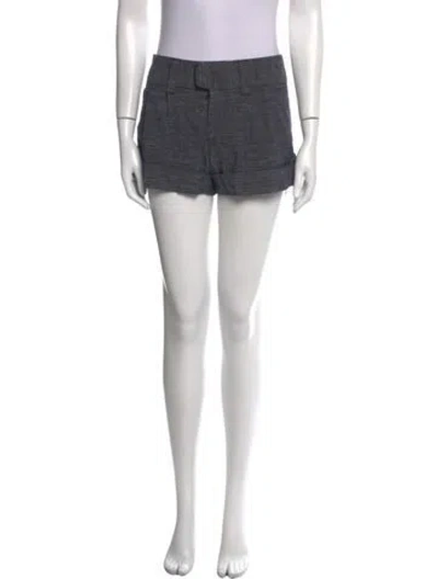 Pre-owned Alice And Olivia Mini Shorts In Blue