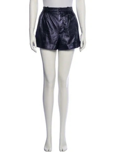 Pre-owned Alice And Olivia Mini Shorts In Blue