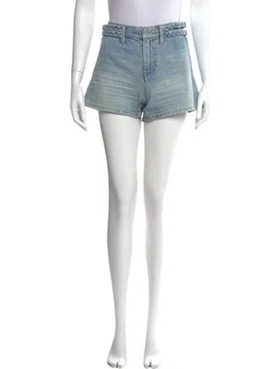 Pre-owned Alice And Olivia Mini Shorts In Blue