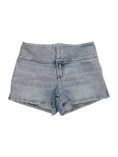Pre-owned Alice And Olivia Mini Shorts In Blue