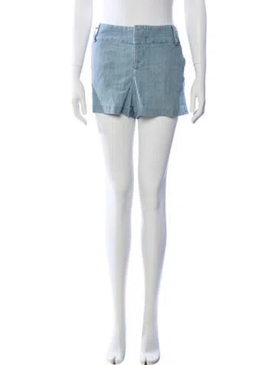 Pre-owned Alice And Olivia Mini Shorts In Blue