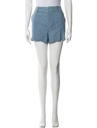 Pre-owned Alice And Olivia Mini Shorts In Blue