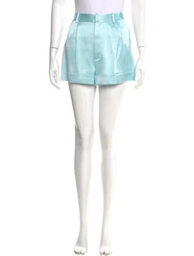 Pre-owned Alice And Olivia Mini Shorts In Blue