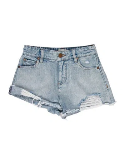 Pre-owned Alice And Olivia Mini Shorts In Blue