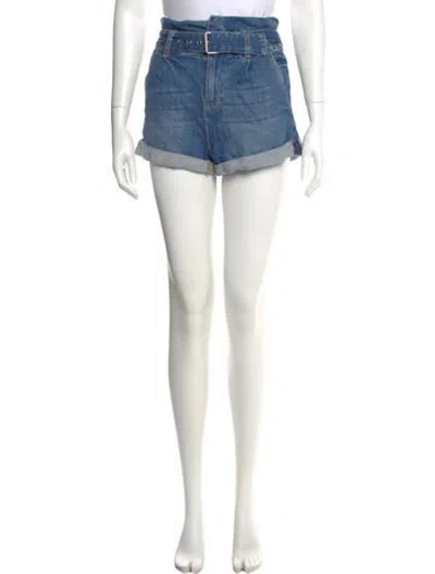 Pre-owned Alice And Olivia Mini Shorts In Blue