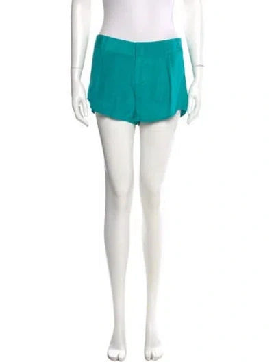 Pre-owned Alice And Olivia Mini Shorts In Blue