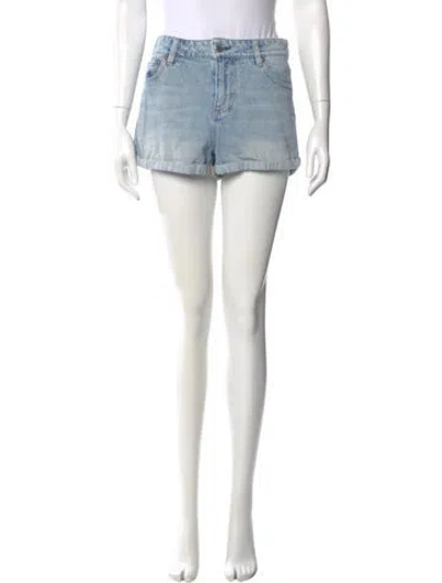Pre-owned Alice And Olivia Mini Shorts In Blue