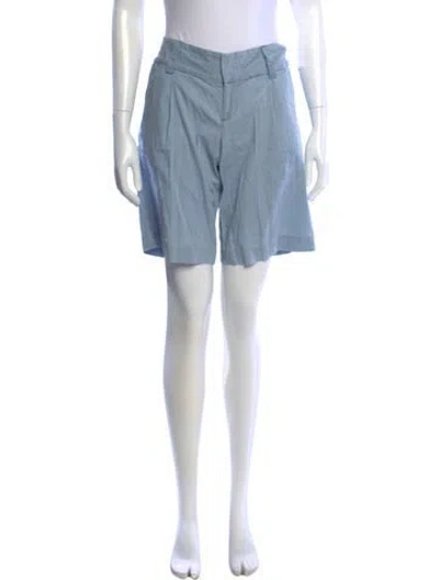 Pre-owned Alice And Olivia Mini Shorts In Blue