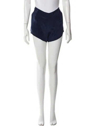 Pre-owned Alice And Olivia Mini Shorts In Blue