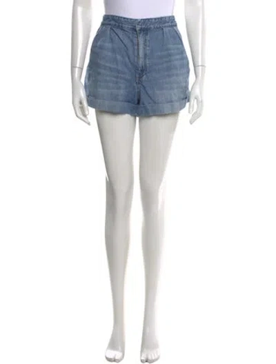 Pre-owned Alice And Olivia Mini Shorts In Blue