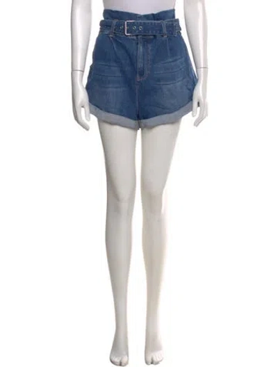 Pre-owned Alice And Olivia Mini Shorts In Blue