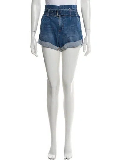 Pre-owned Alice And Olivia Mini Shorts In Blue