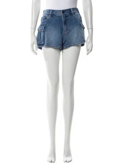 Pre-owned Alice And Olivia Mini Shorts In Blue