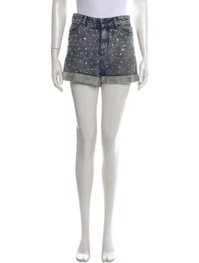 Pre-owned Alice And Olivia Mini Shorts In Blue