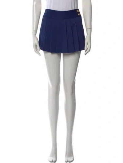 Pre-owned Alice And Olivia Mini Shorts In Blue