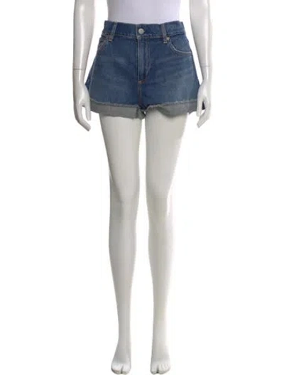 Pre-owned Alice And Olivia Mini Shorts In Blue