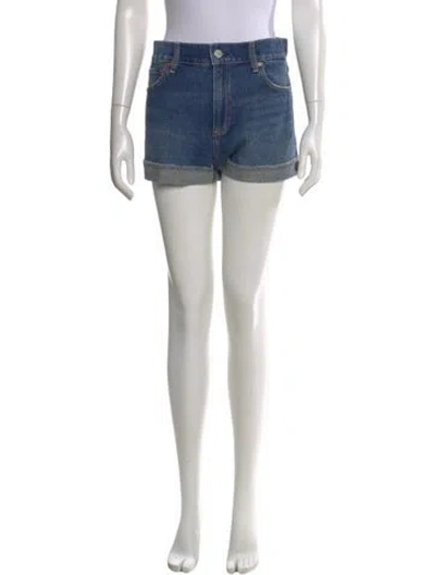 Pre-owned Alice And Olivia Mini Shorts In Blue