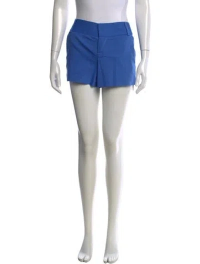 Pre-owned Alice And Olivia Mini Shorts In Blue