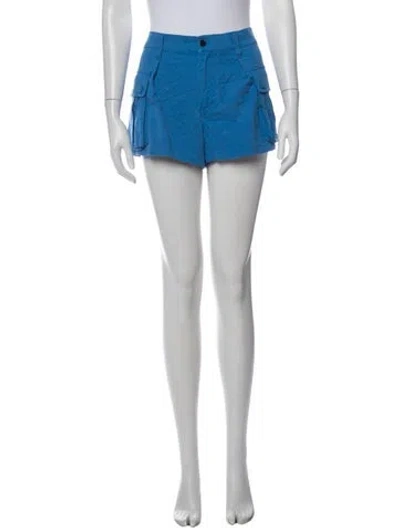 Pre-owned Alice And Olivia Mini Shorts In Blue