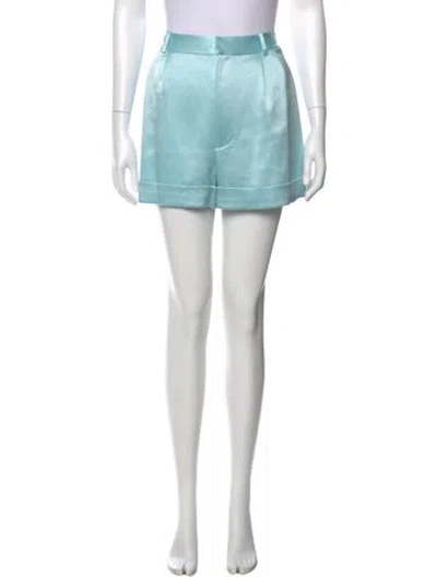 Pre-owned Alice And Olivia Mini Shorts In Blue