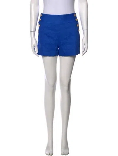 Pre-owned Alice And Olivia Mini Shorts In Blue