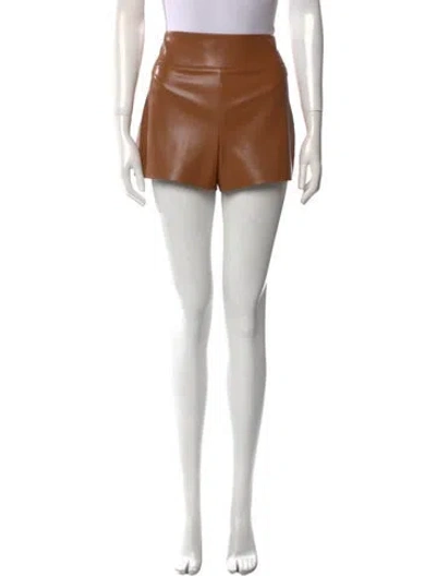 Pre-owned Alice And Olivia Mini Shorts In Brown