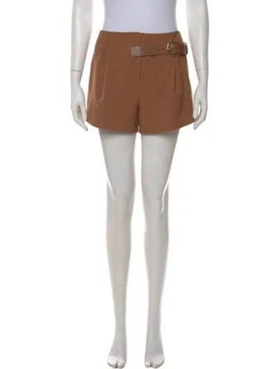 Pre-owned Alice And Olivia Mini Shorts In Brown