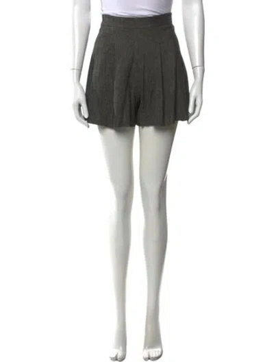 Pre-owned Alice And Olivia Mini Shorts In Gray