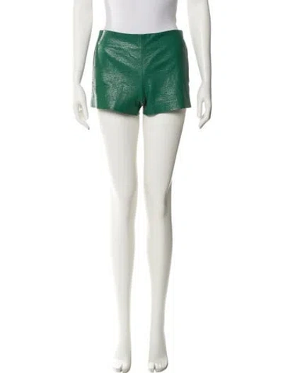 Pre-owned Alice And Olivia Mini Shorts In Green