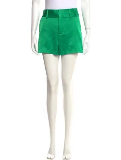 Pre-owned Alice And Olivia Mini Shorts In Green