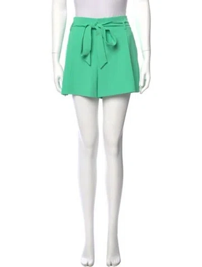 Pre-owned Alice And Olivia Mini Shorts In Green