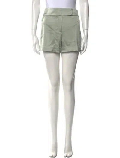 Pre-owned Alice And Olivia Mini Shorts In Green