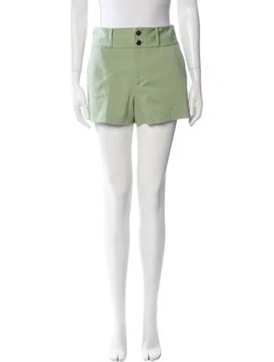 Pre-owned Alice And Olivia Mini Shorts In Green