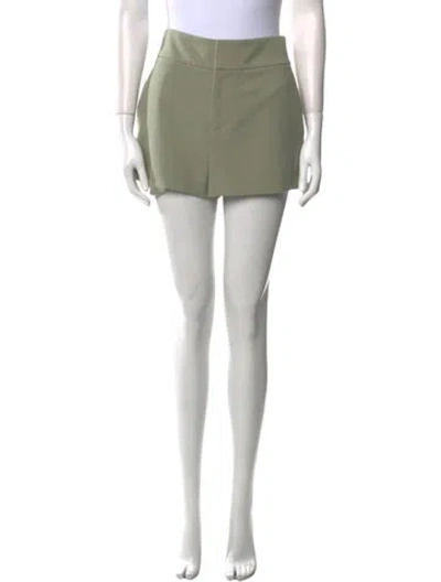 Pre-owned Alice And Olivia Mini Shorts In Green