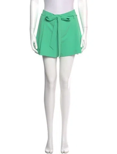 Pre-owned Alice And Olivia Mini Shorts In Green
