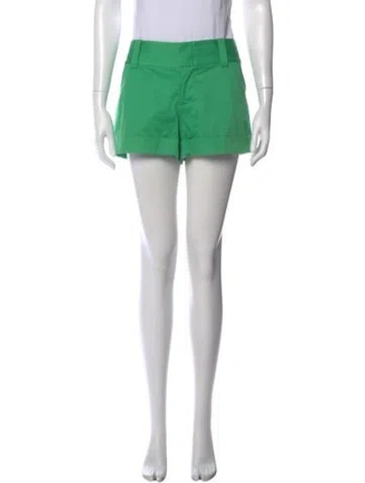 Pre-owned Alice And Olivia Mini Shorts In Green