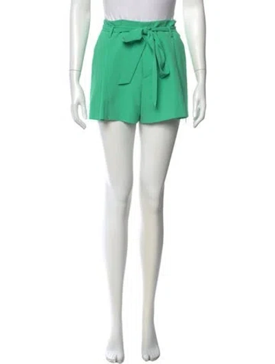 Pre-owned Alice And Olivia Mini Shorts In Green
