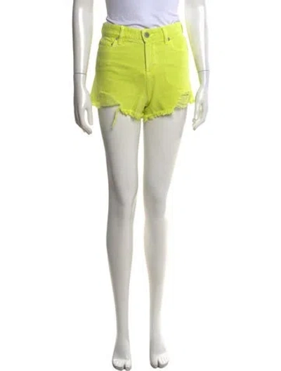 Pre-owned Alice And Olivia Mini Shorts In Green