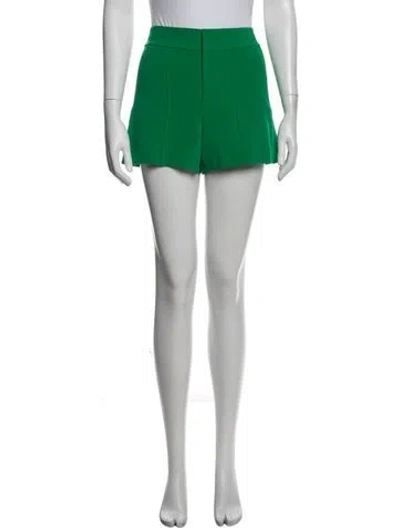 Pre-owned Alice And Olivia Mini Shorts In Green