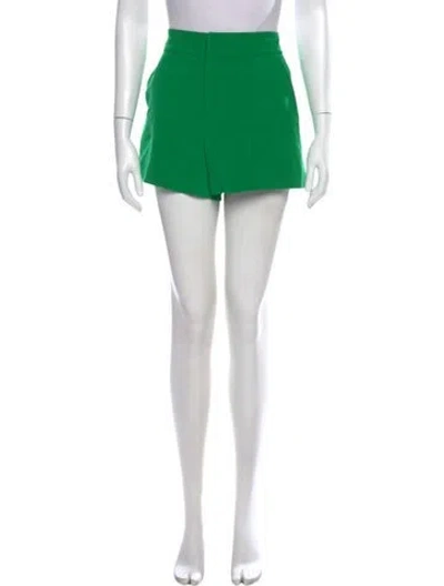 Pre-owned Alice And Olivia Mini Shorts In Green