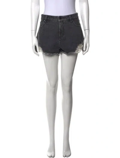 Pre-owned Alice And Olivia Mini Shorts In Grey