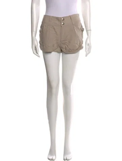 Pre-owned Alice And Olivia Mini Shorts In Neutral
