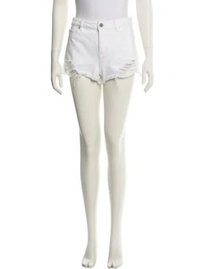 Pre-owned Alice And Olivia Mini Shorts In Neutral